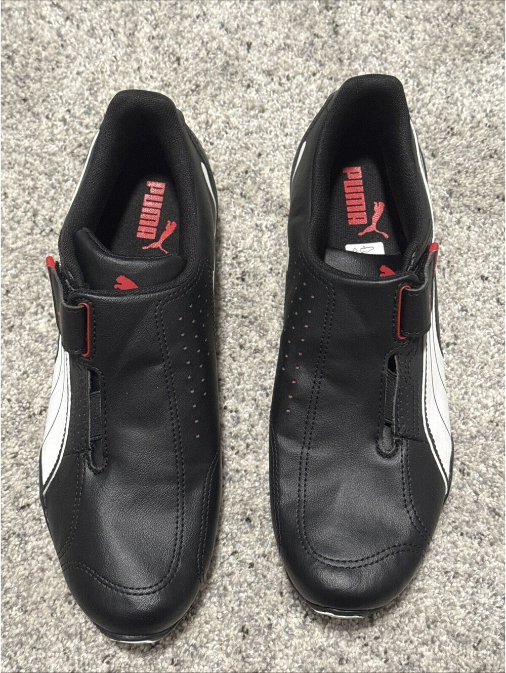 PUMA Redon Move MENS Black White High Risk Red Size 10
